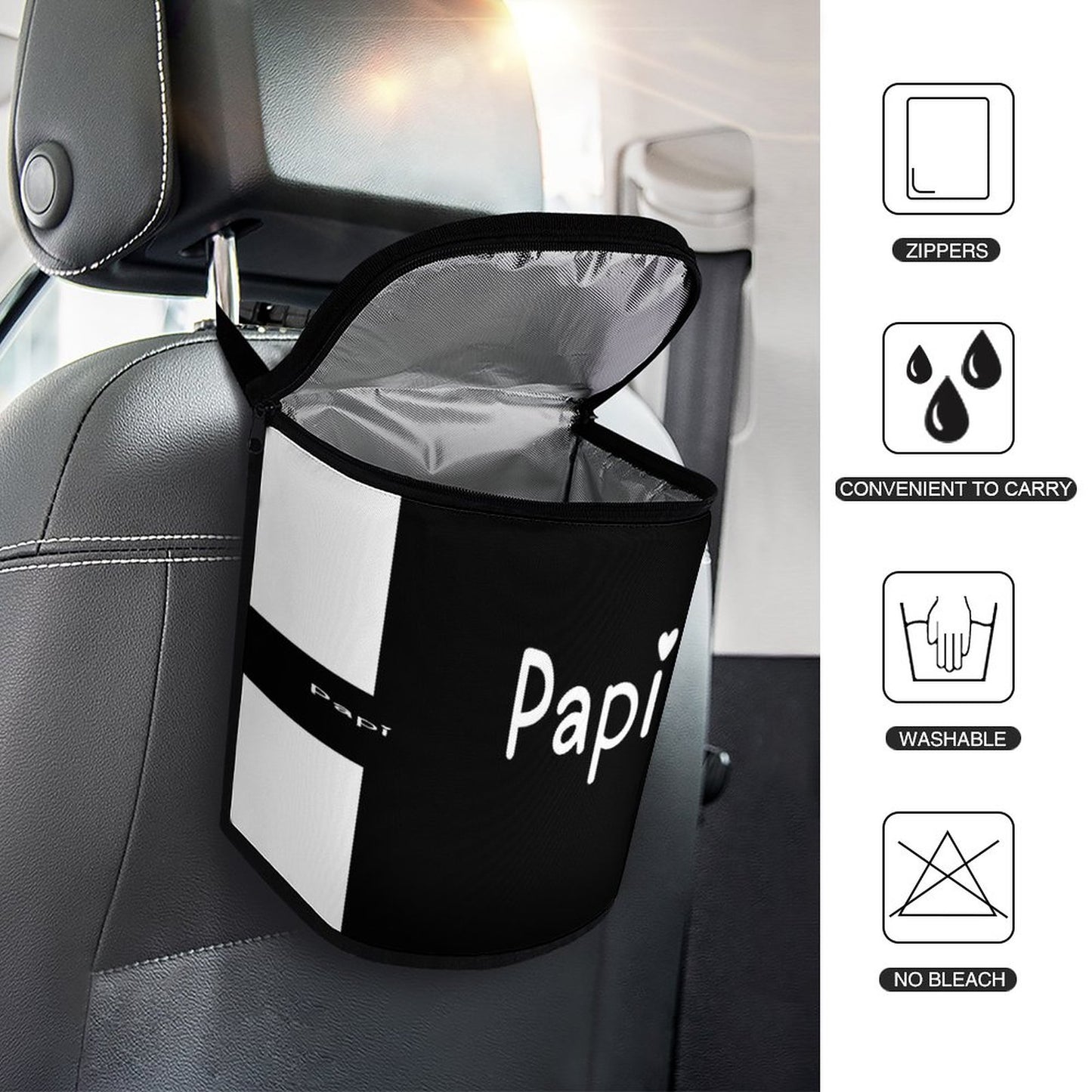 Collapsible Car Trash Bin
