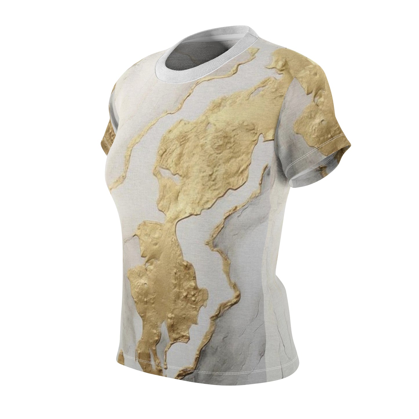 GOLD FOIL 3D Women's Blouse (form fit)