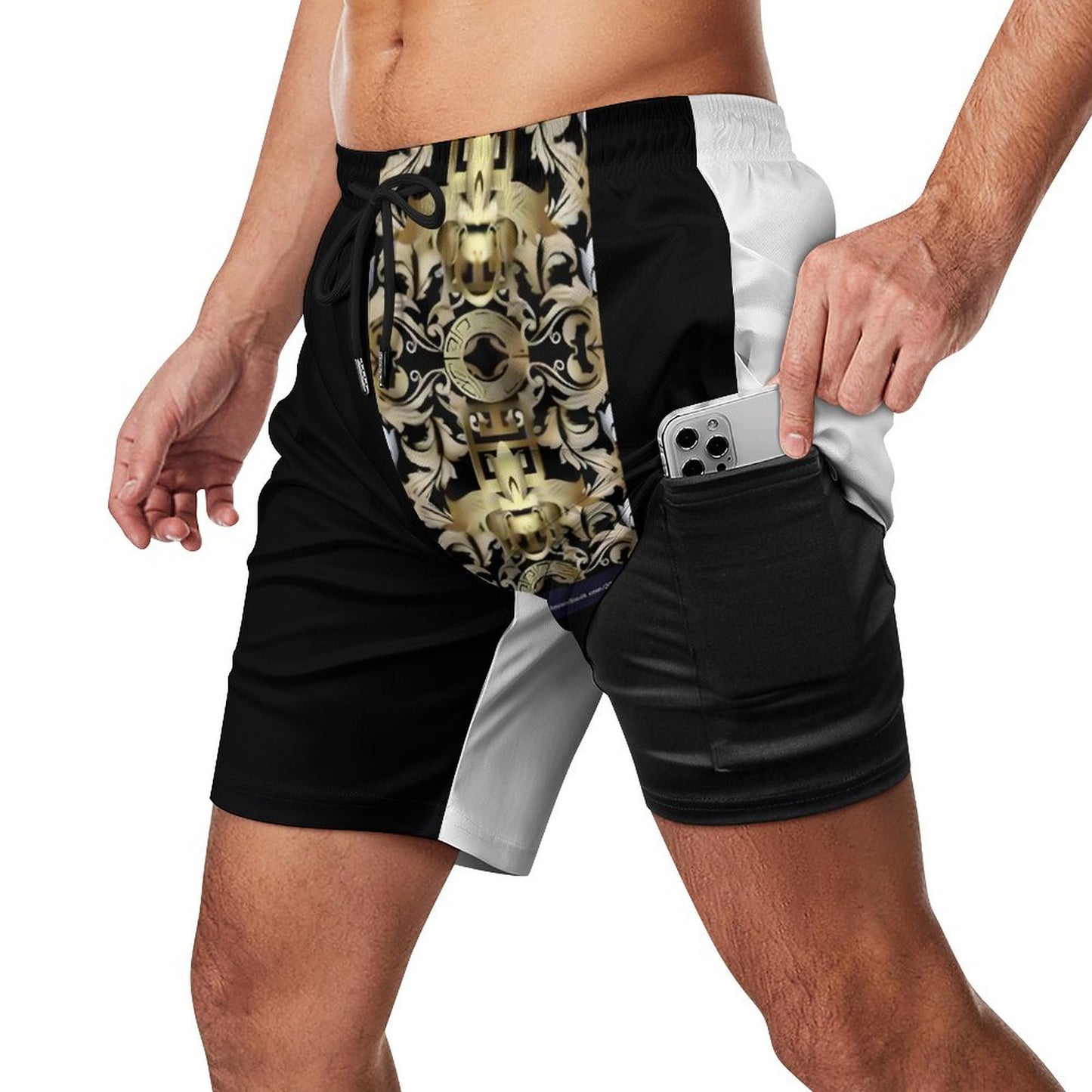 Men's Hawaiian shorts with 4 Pockets