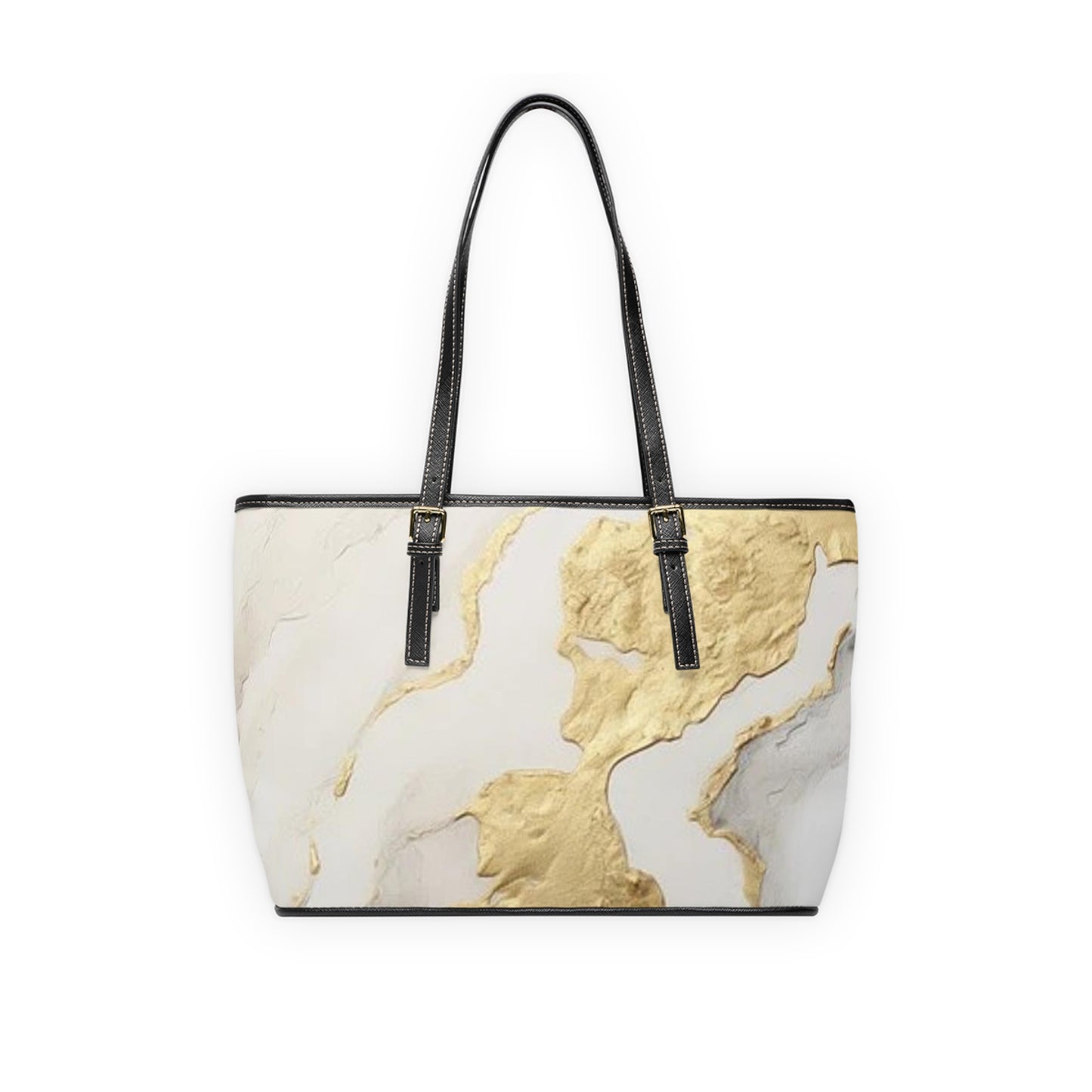 GOLD FOIL 3D Leather Shoulder Bag