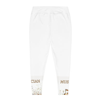 MUSICIAN In Gold Plus Size Leggings-2X-6XL