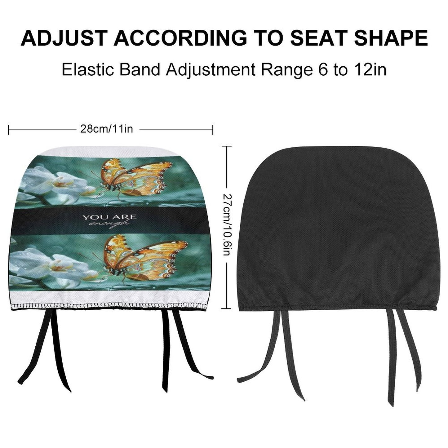 Custom Car Headrest Covers