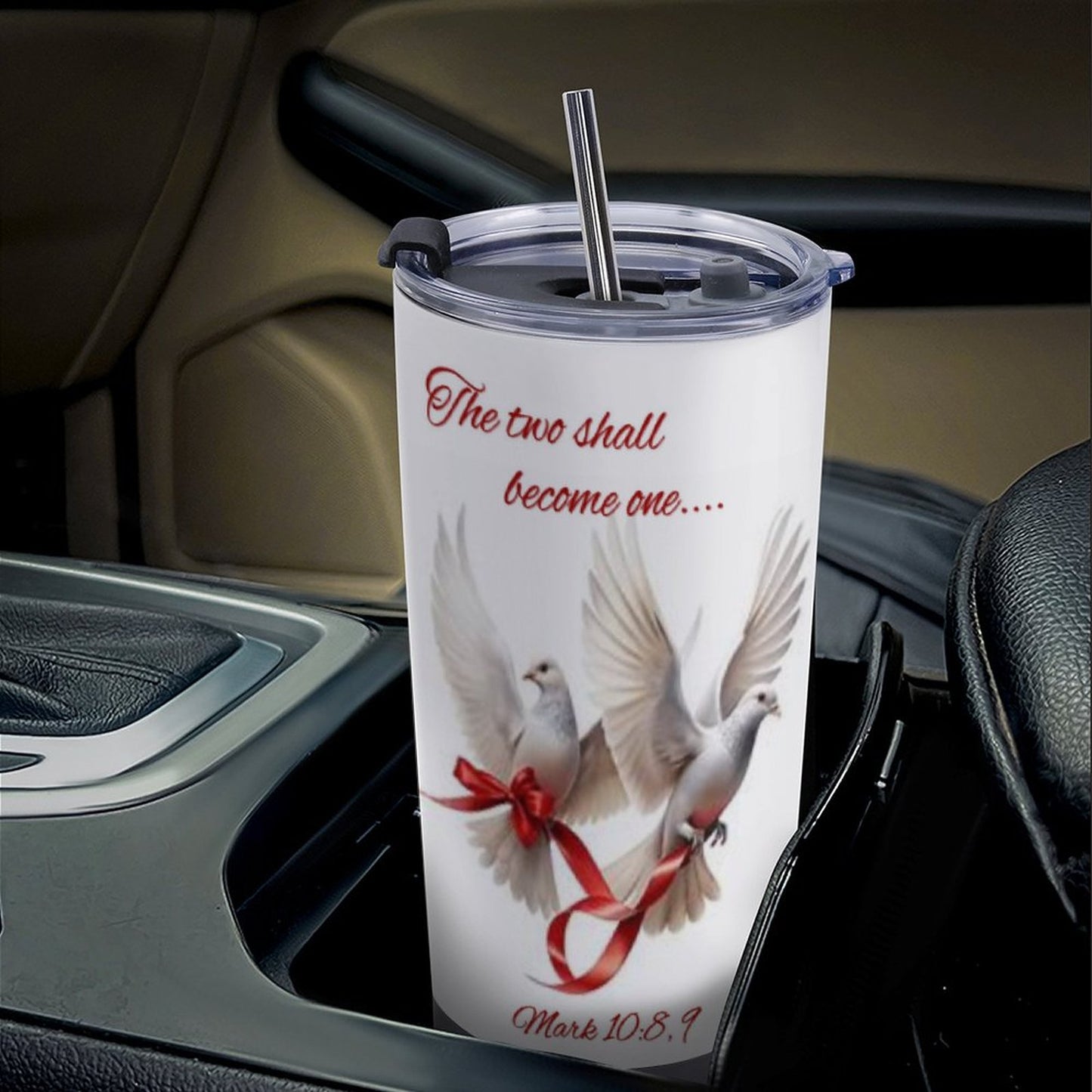 Car Travel Mug Set with Cleaning Kit (590ml/20oz)