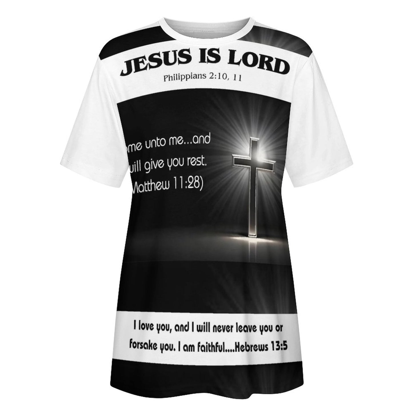 DTG 190gsm Cotton Summer Short Sleeve T-Shirts for Women(All-Over Printing)