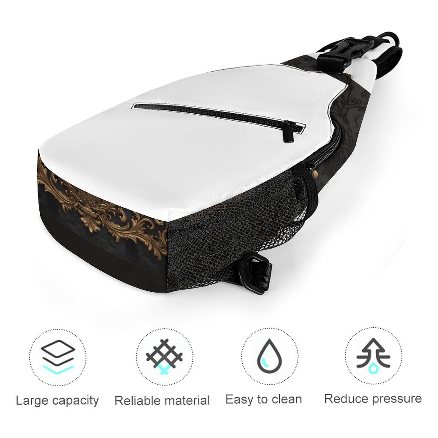 Create Unique Sling Bags with Our durable polyester (All-Over Printing)