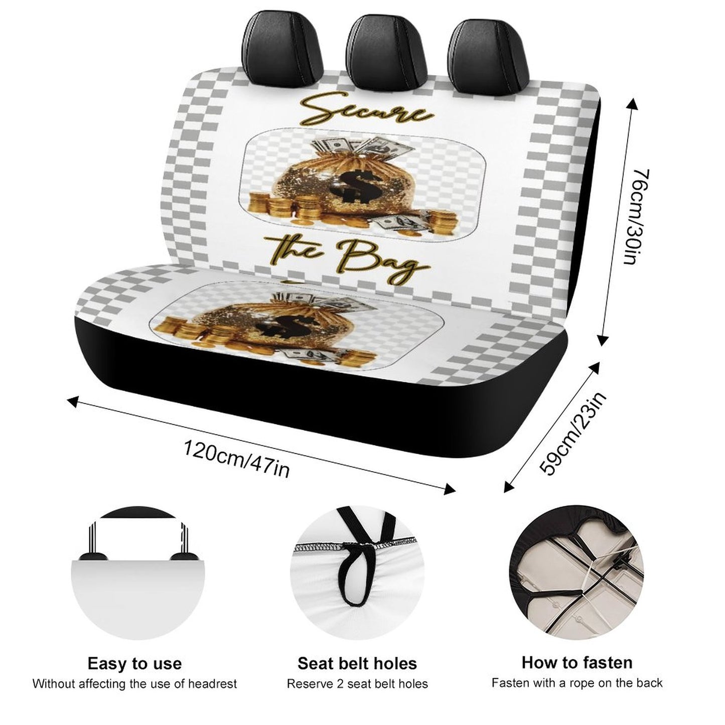 Back Seat Cover for Cars