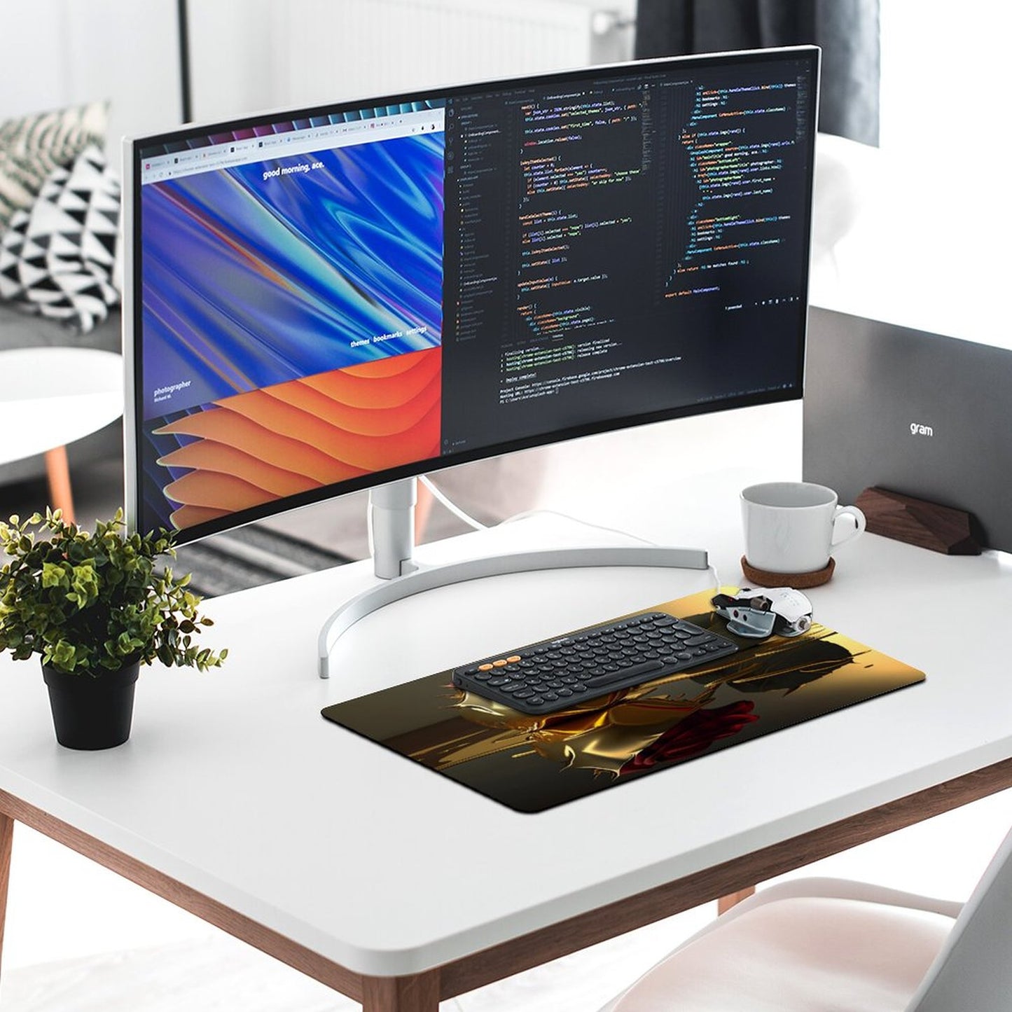 Large Desk Pad Protector without Stitched Edges-12''×24''/ 30x60cm