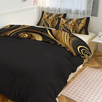3-Piece Bedding Set-86"×70"/ 218×177cm (Dual-sidede Printing)