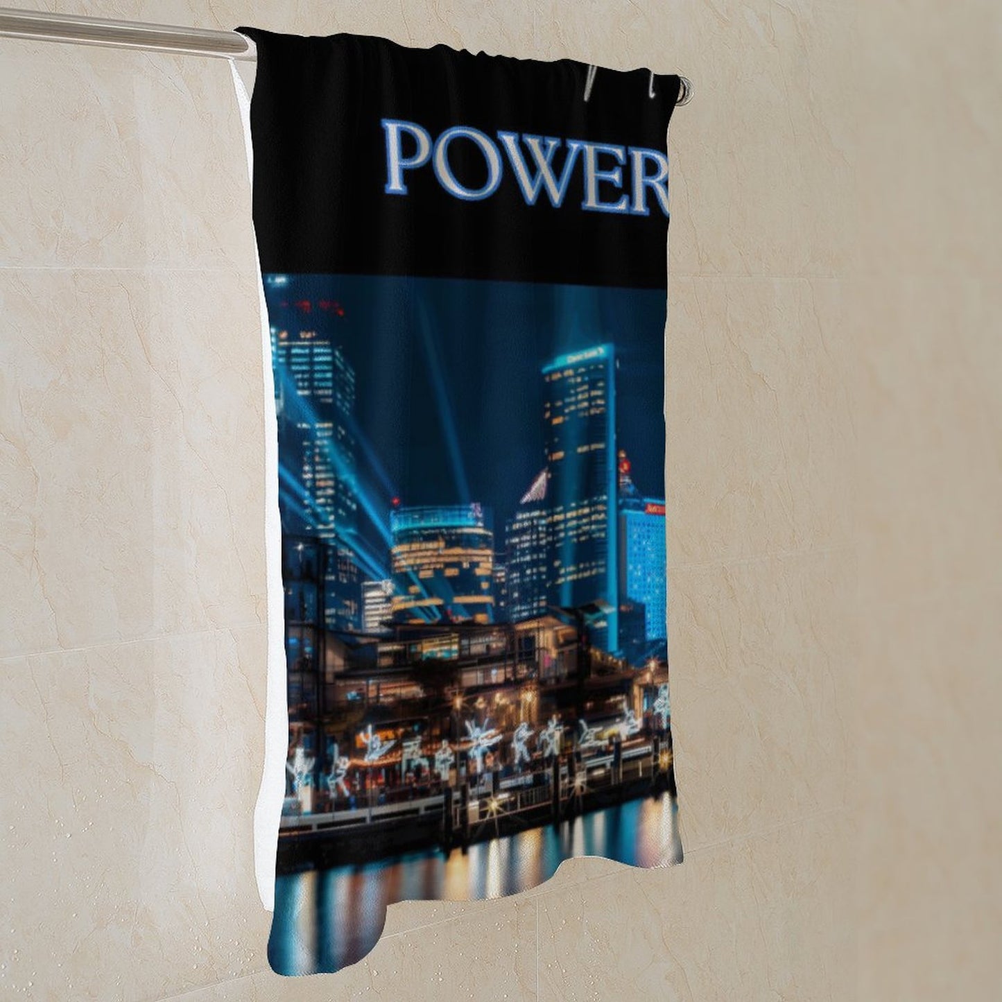 MAKING POWER MOVES Bath Towel 70x140