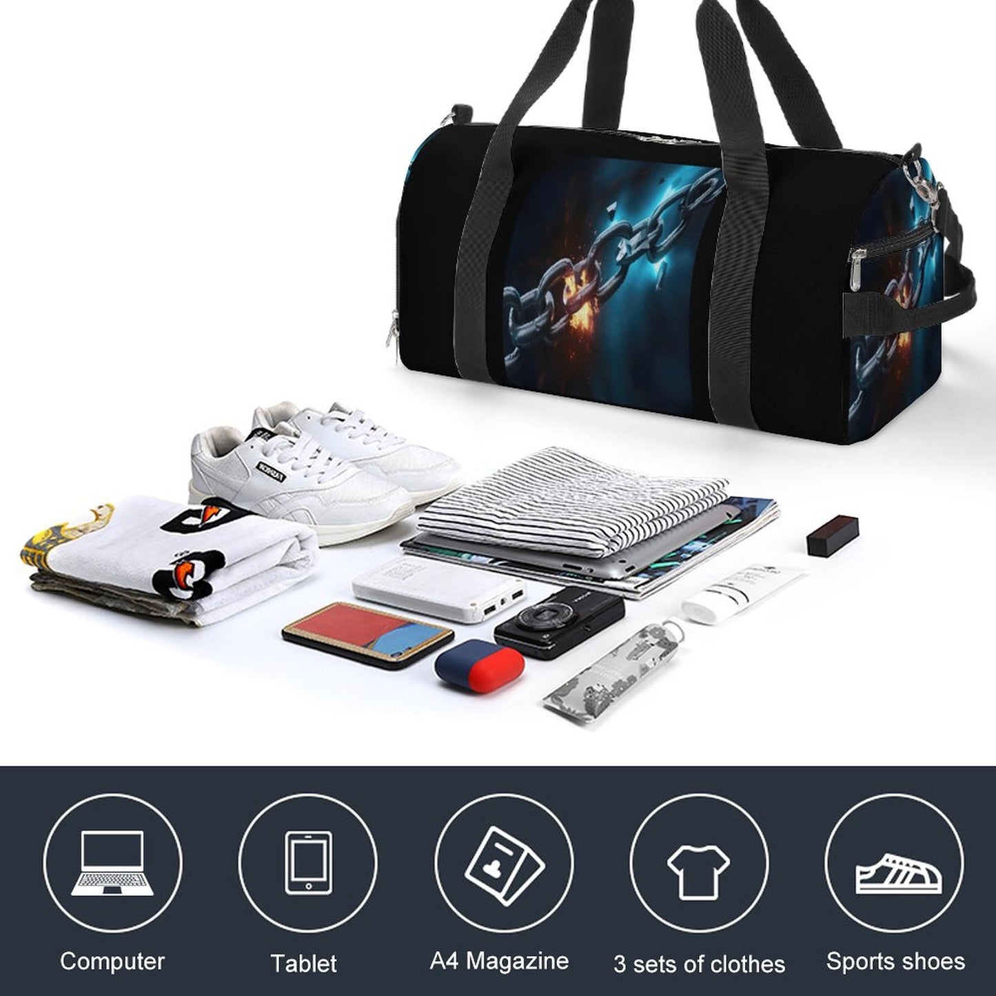 Gym bag A017 Large Capacity Sports Duffel