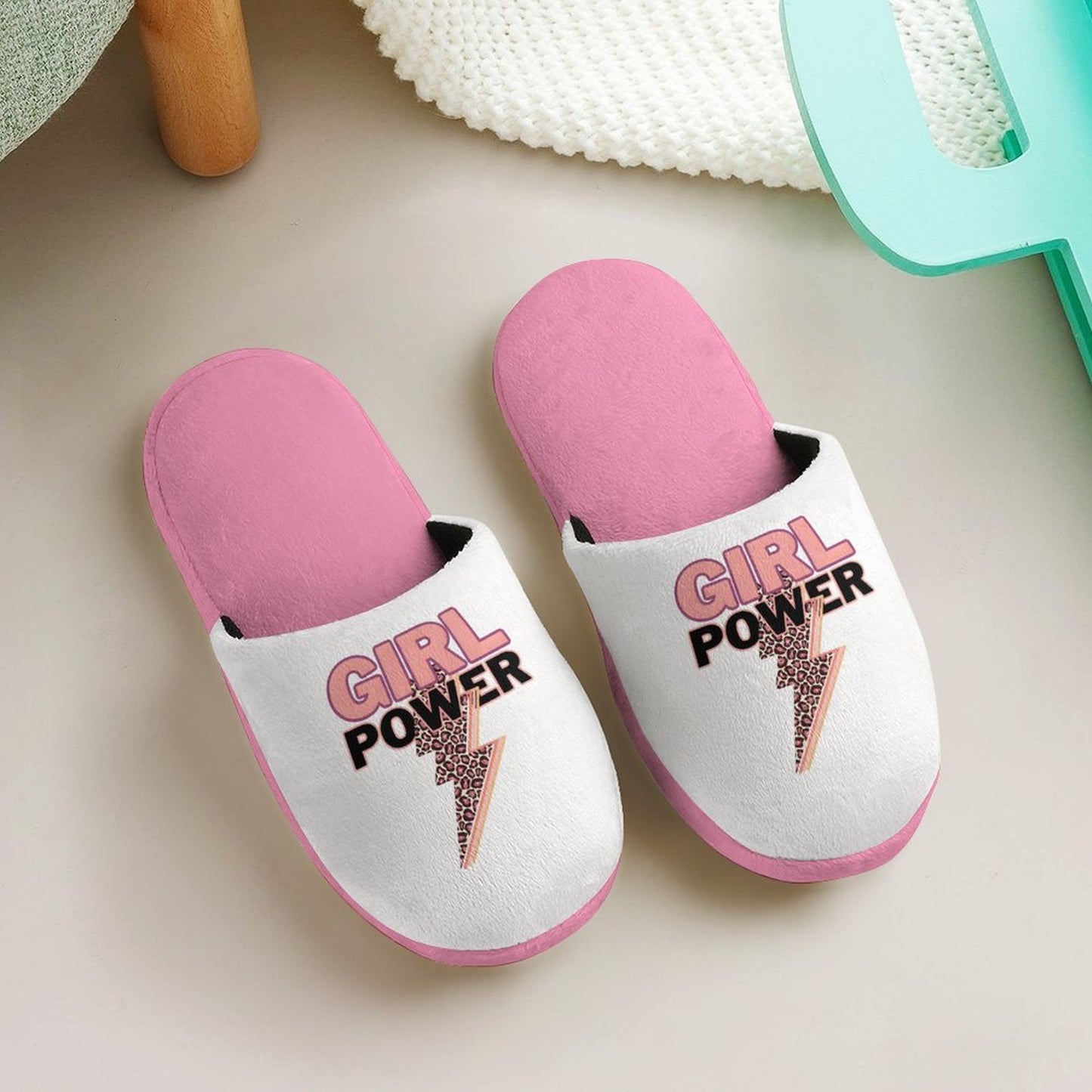Flannel Children's Cotton Slippers (All-Over Printing)
