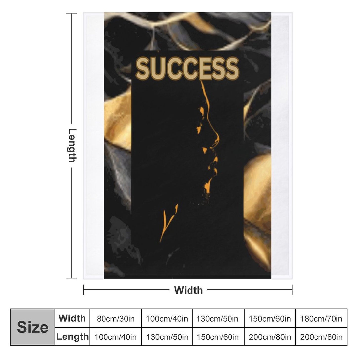 280gsm Flannel Blanket (One-sided Printing)
