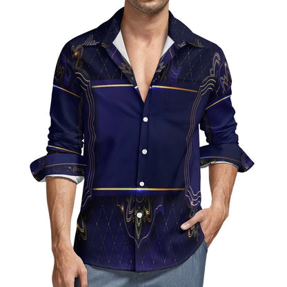Men's Long Sleeve Shirt with Pocket LS (All-Over Printing)