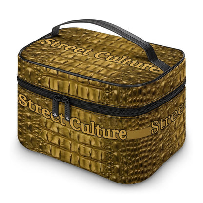 STREET CULTURE Alligator Leather Cosmetic Storage Bag