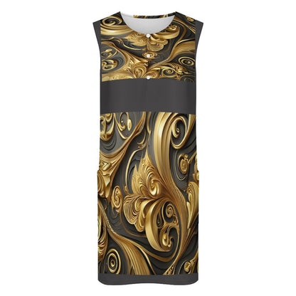 250gsm Tank Top Pocket Dress(All-Over Printing)