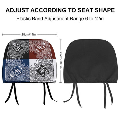 Custom Car Headrest Covers