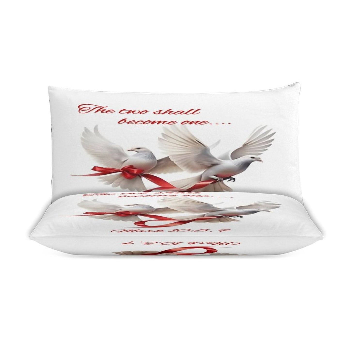 3-Piece Bedding Set-86"×70"/ 218×177cm (Dual-sideded Printing)