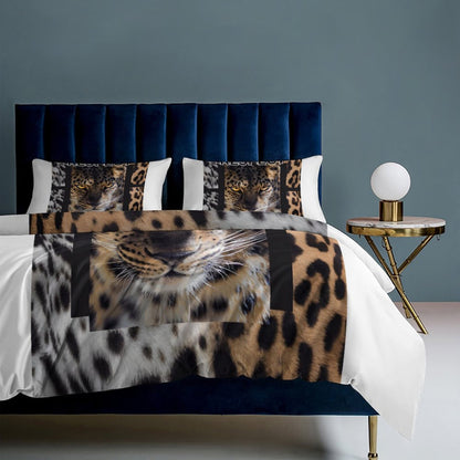 3-Piece Bedding Set-90"x90"/ 229x229cm (Dual-sided Printing)