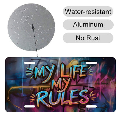 Car License Plate-11.8”x5.9”