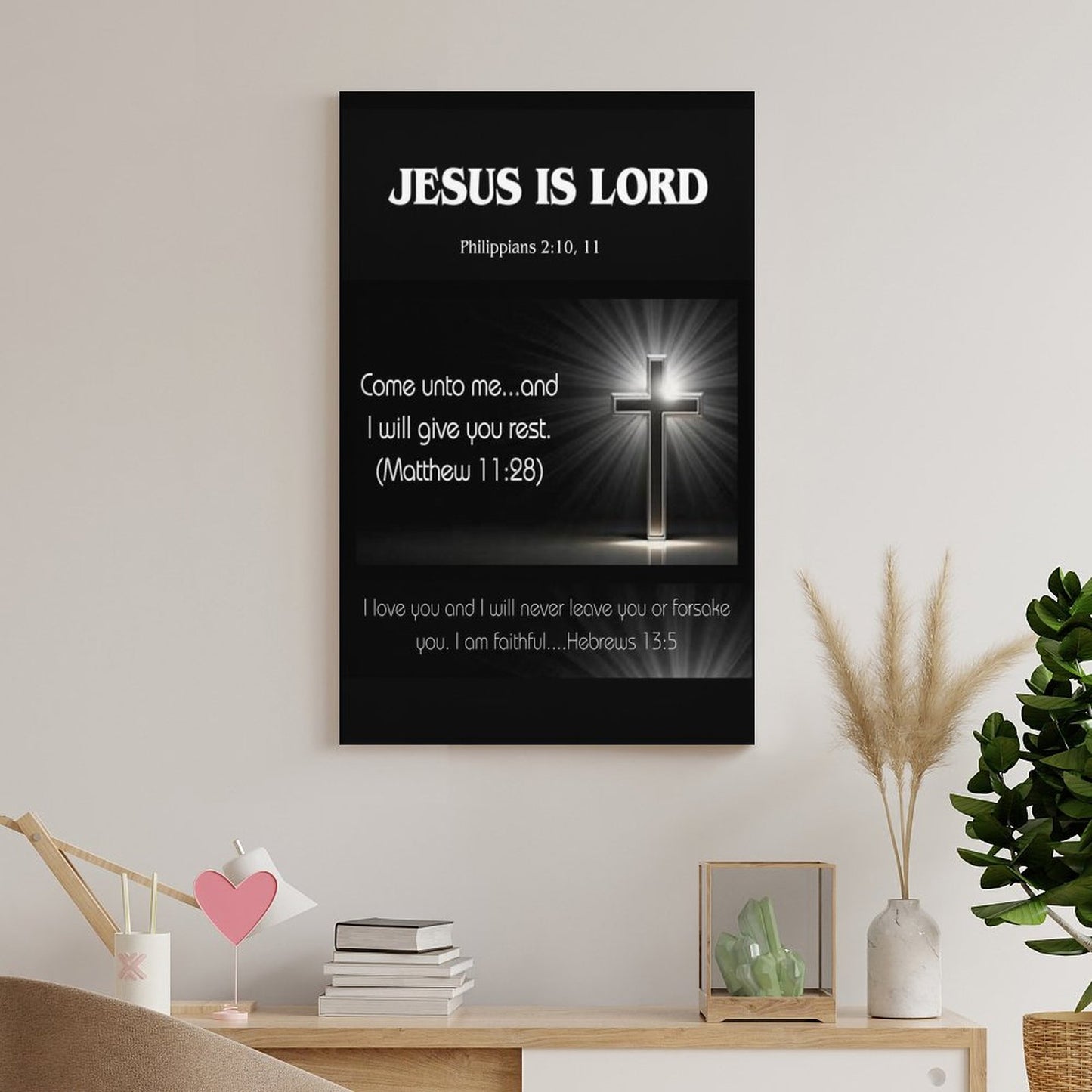 Framed Wooden Poster Hanging (Vertical 2:3)-8x12 inch