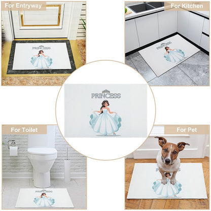 Crystal Velvet Bedroom Floor Mat