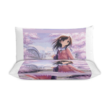 3-Piece Bedding Set-86"×70"/ 218×177cm (Dual-sidede Printing)