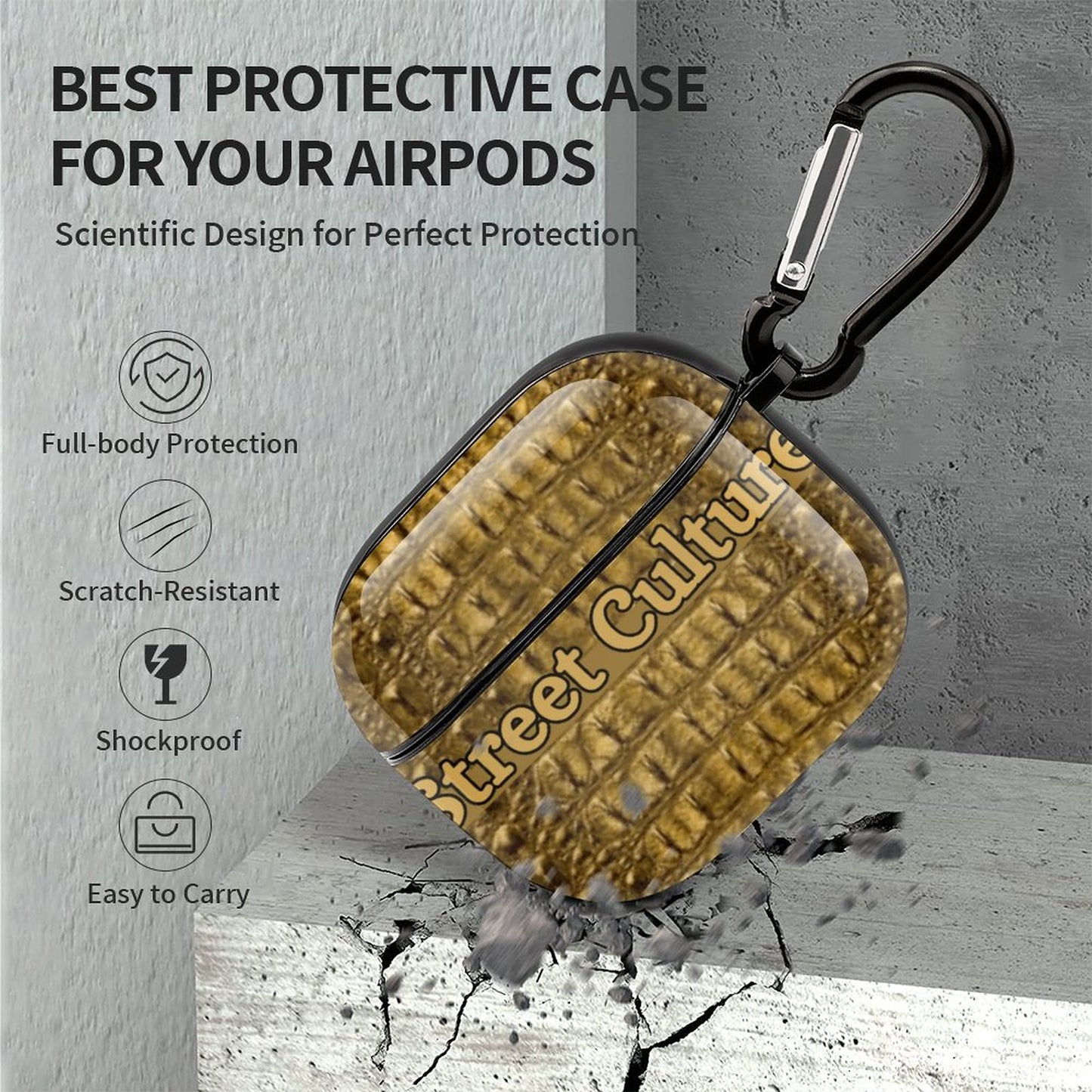 STREET CULTURE Alligator Airpods 3rd Generation Case Cover