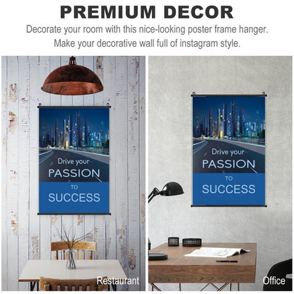 Canvas Hanging Poster with Scrolls-16"x24"/ 40x60cm