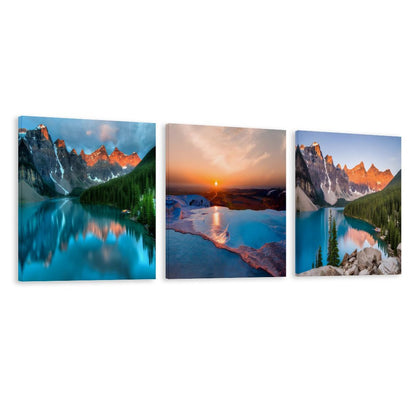 Vertical Multicolor Framed Wall Art-4:5 Aspect Ratio-MOUNTAINS & WATER