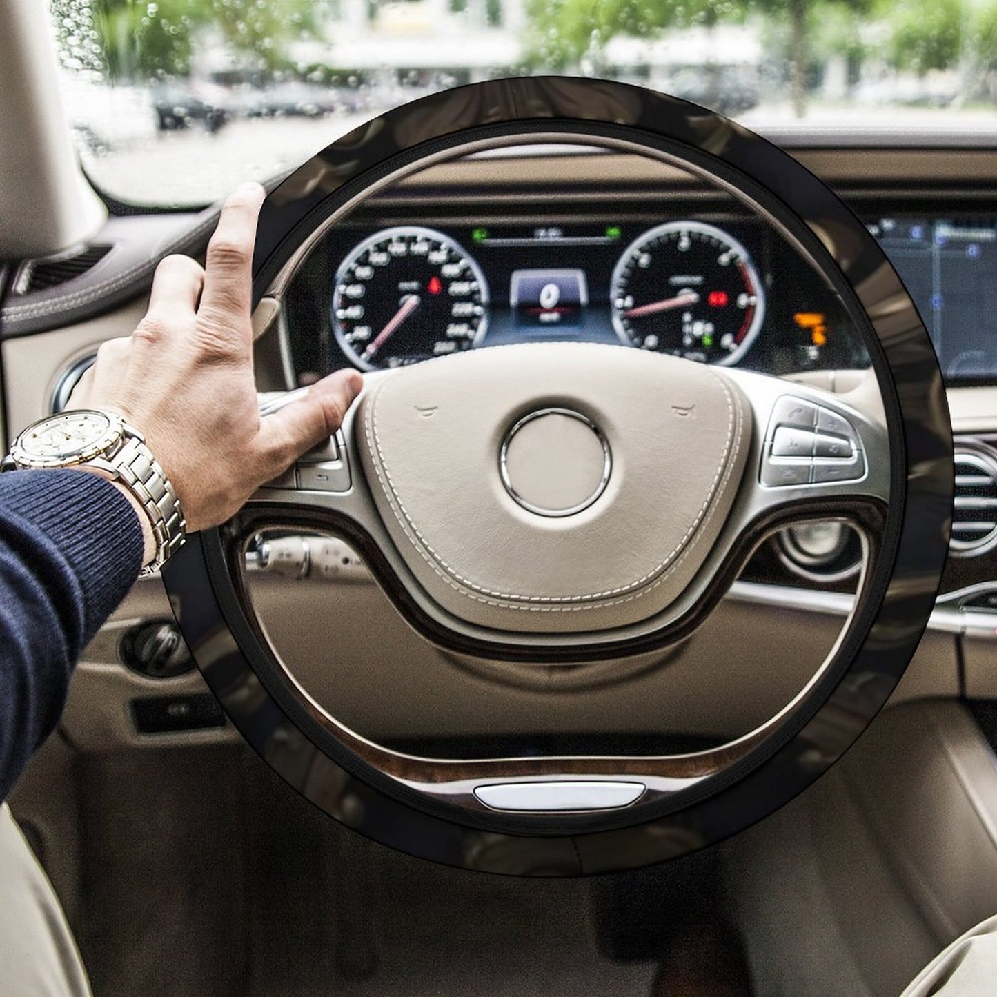 Car Steering Wheel Cover