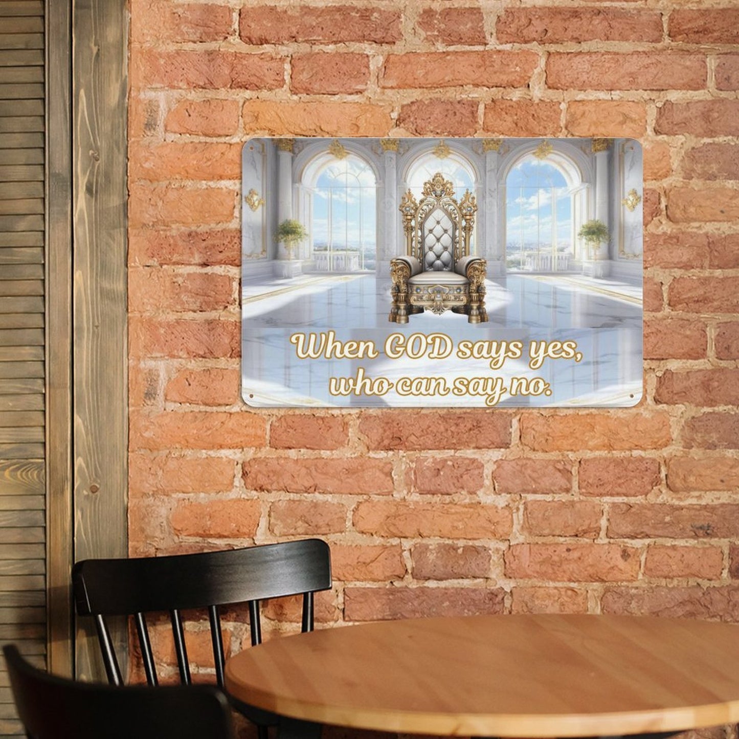 Horizontal Vintage Metal Sign-7.9"x11.8"/ 20x30cm