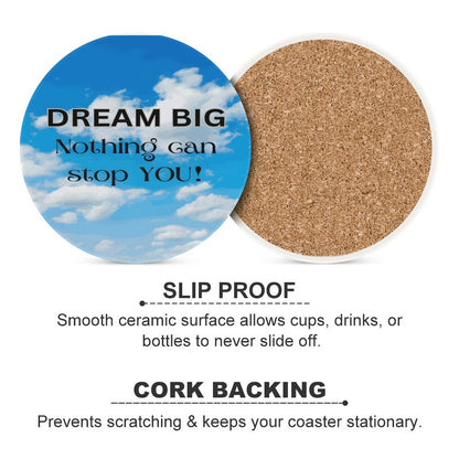 Round Ceramic Coaster