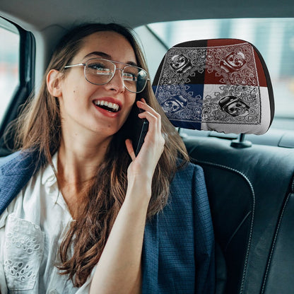 Custom Car Headrest Covers