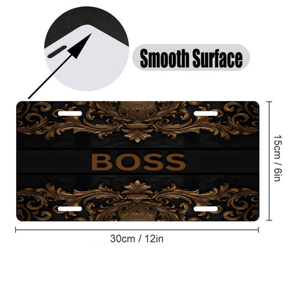 Car License Plate-11.8”x5.9”