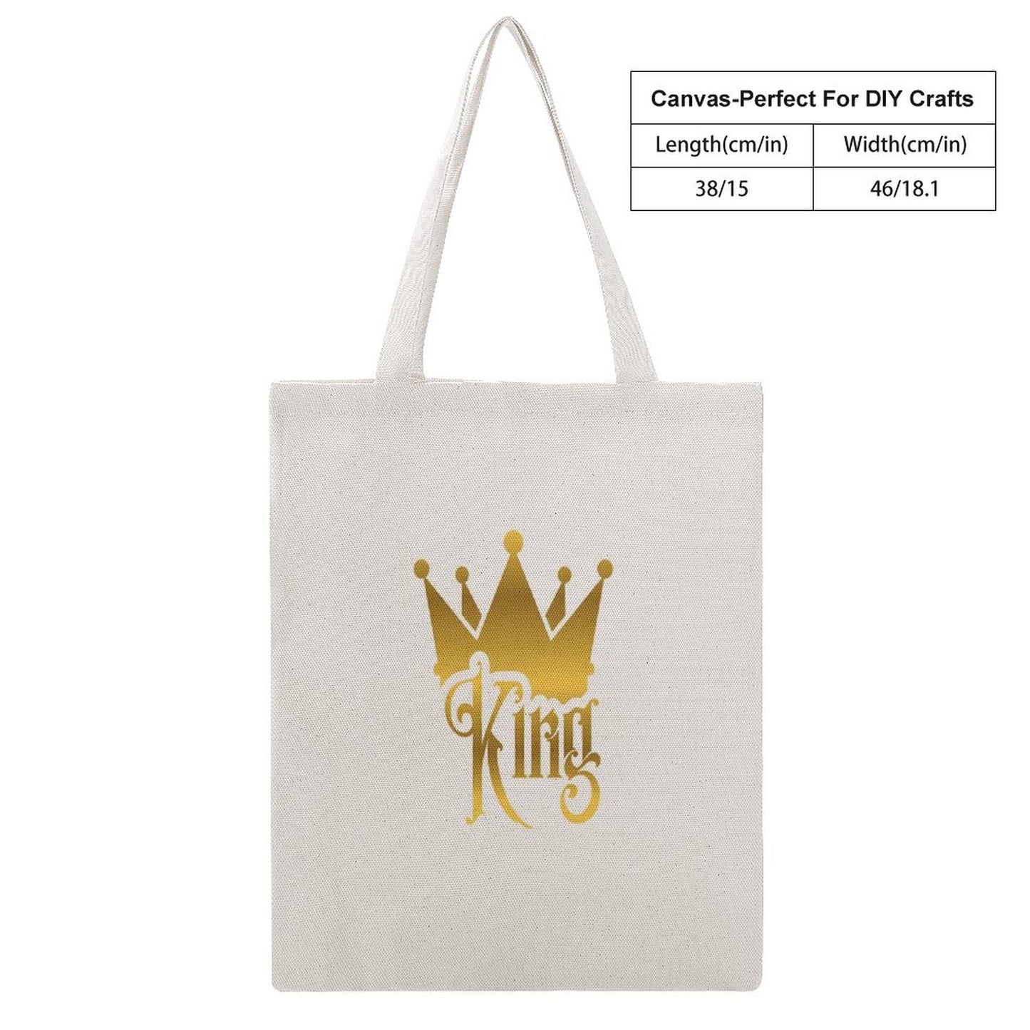 Martin Canvas Tote Handbag-15"x18"/38x46cm (Dual-sided Printing)