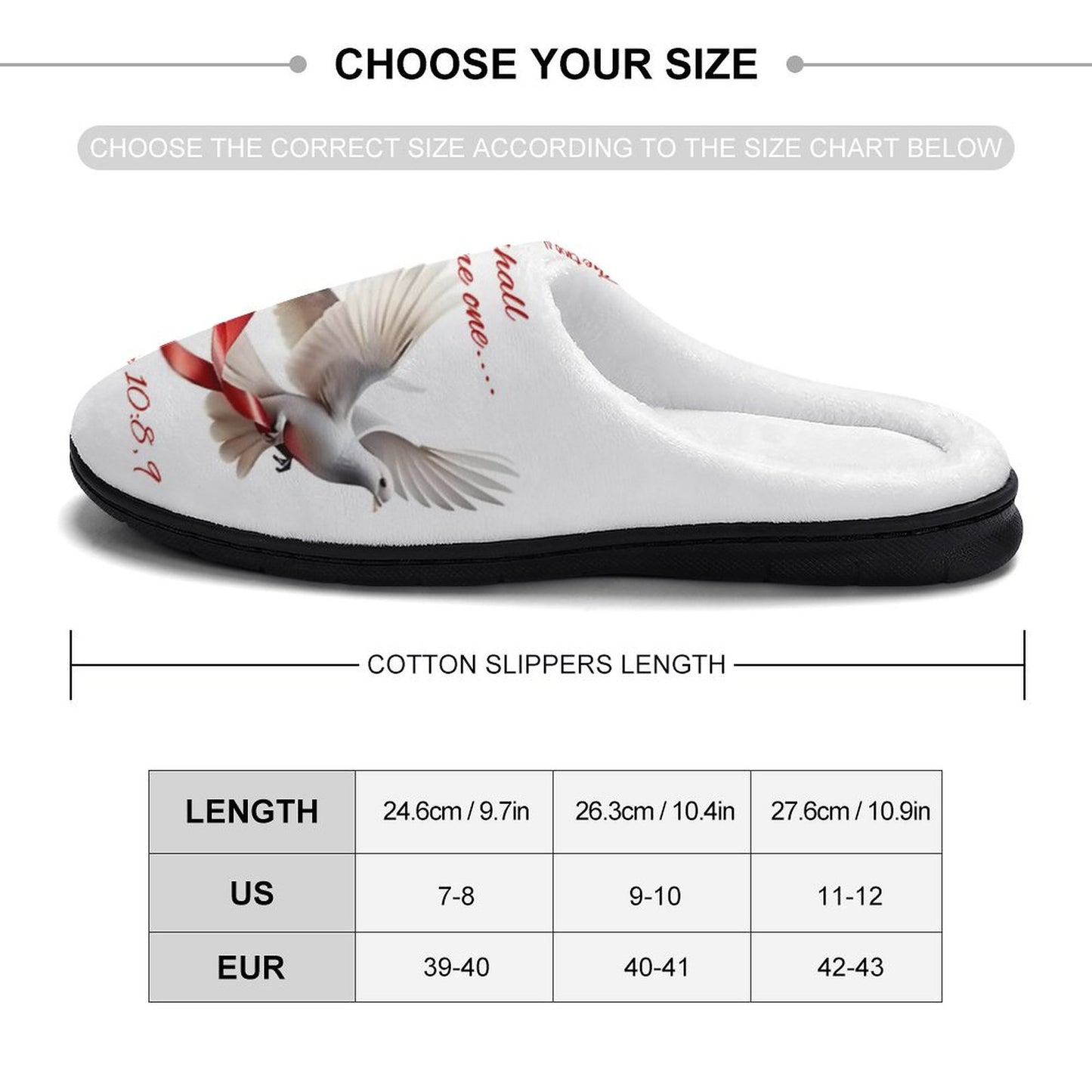 Custom Women's Cotton Slippers for Indoor Wear (All-Over Printing)