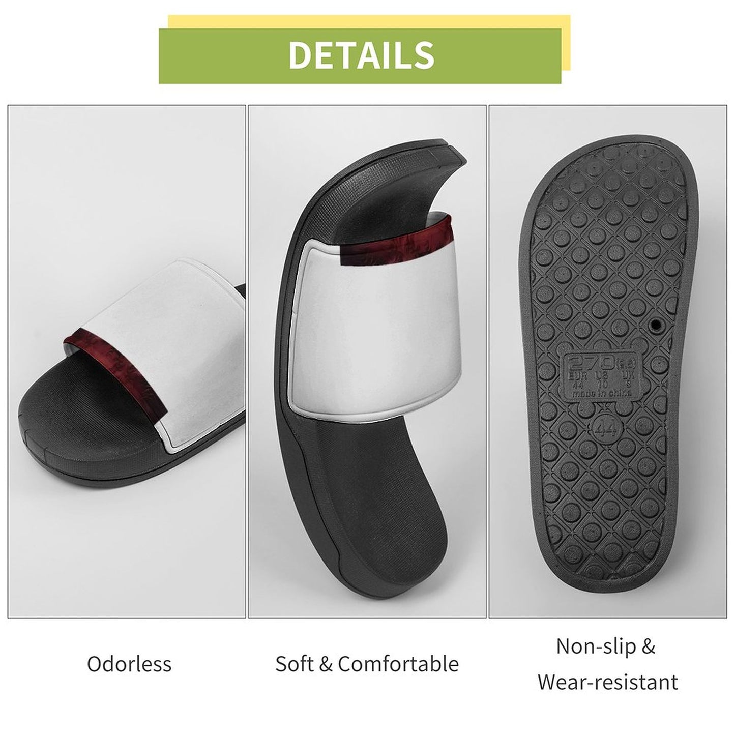 Personalized Casual UnisexPVC Slippers