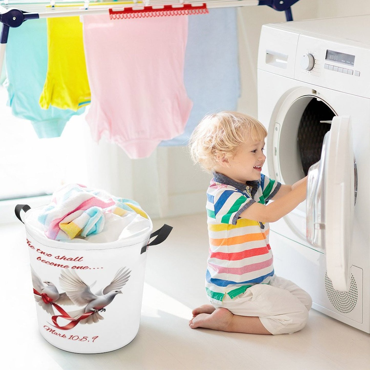 Oxford Collapsible Laundry Basket