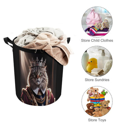Drawstring collapsible Laundry Basket