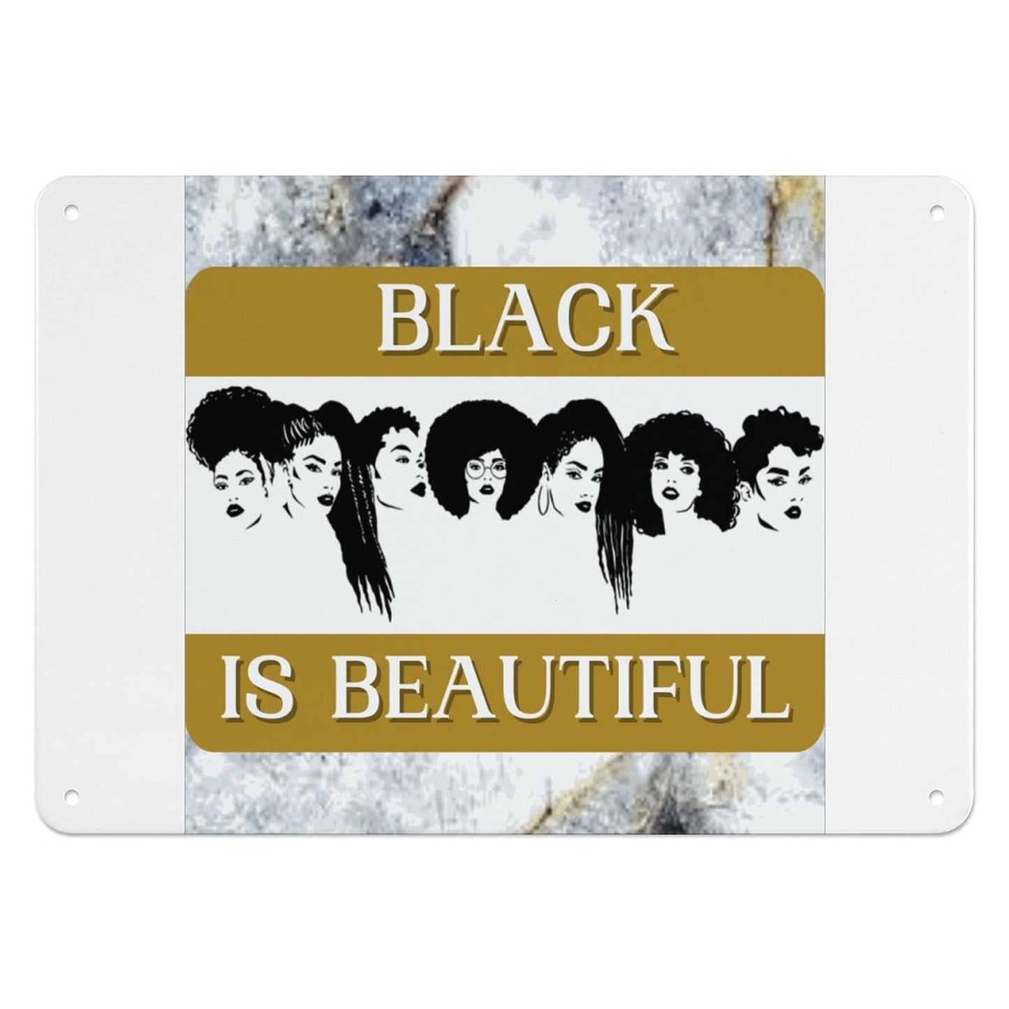 Horizontal Personalized Metal Wall Art Tin Sign-5.5"x7.9"/14x20cm