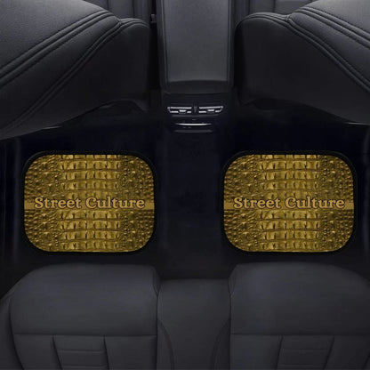 STREET CULTURE Alligator Car Mats (Set of 4)