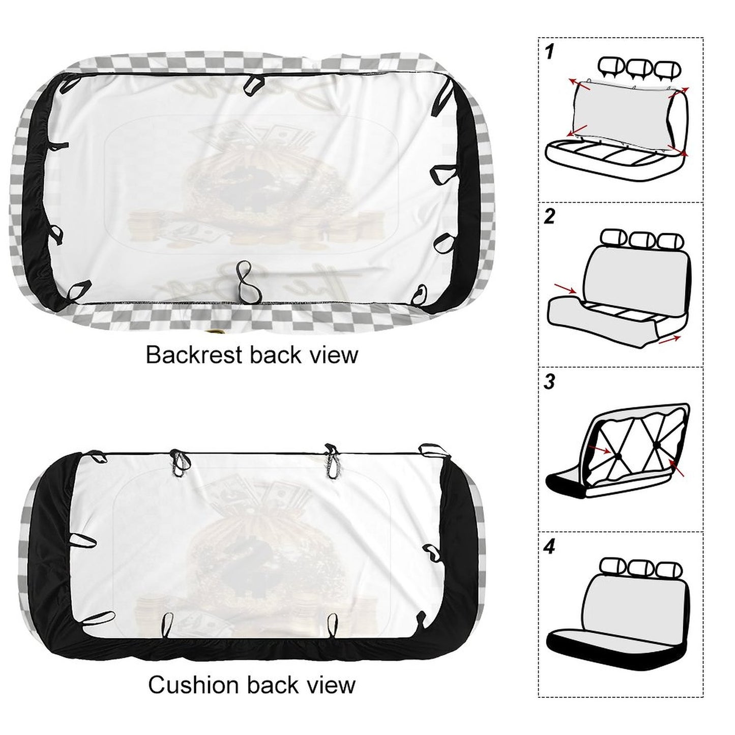 Back Seat Cover for Cars