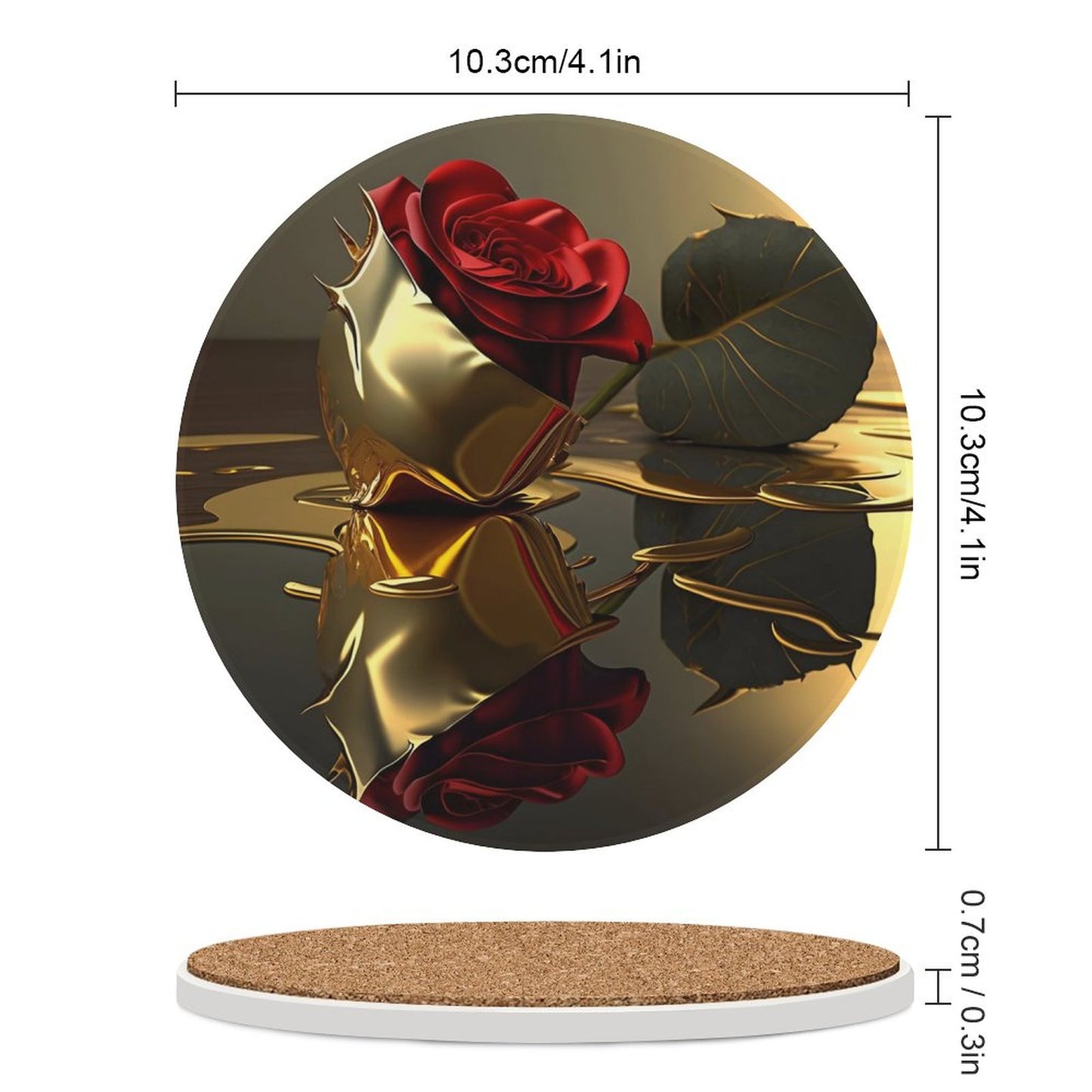 Round Ceramic Coaster