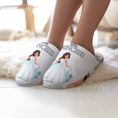 Flannel Ladies Cotton Slippers