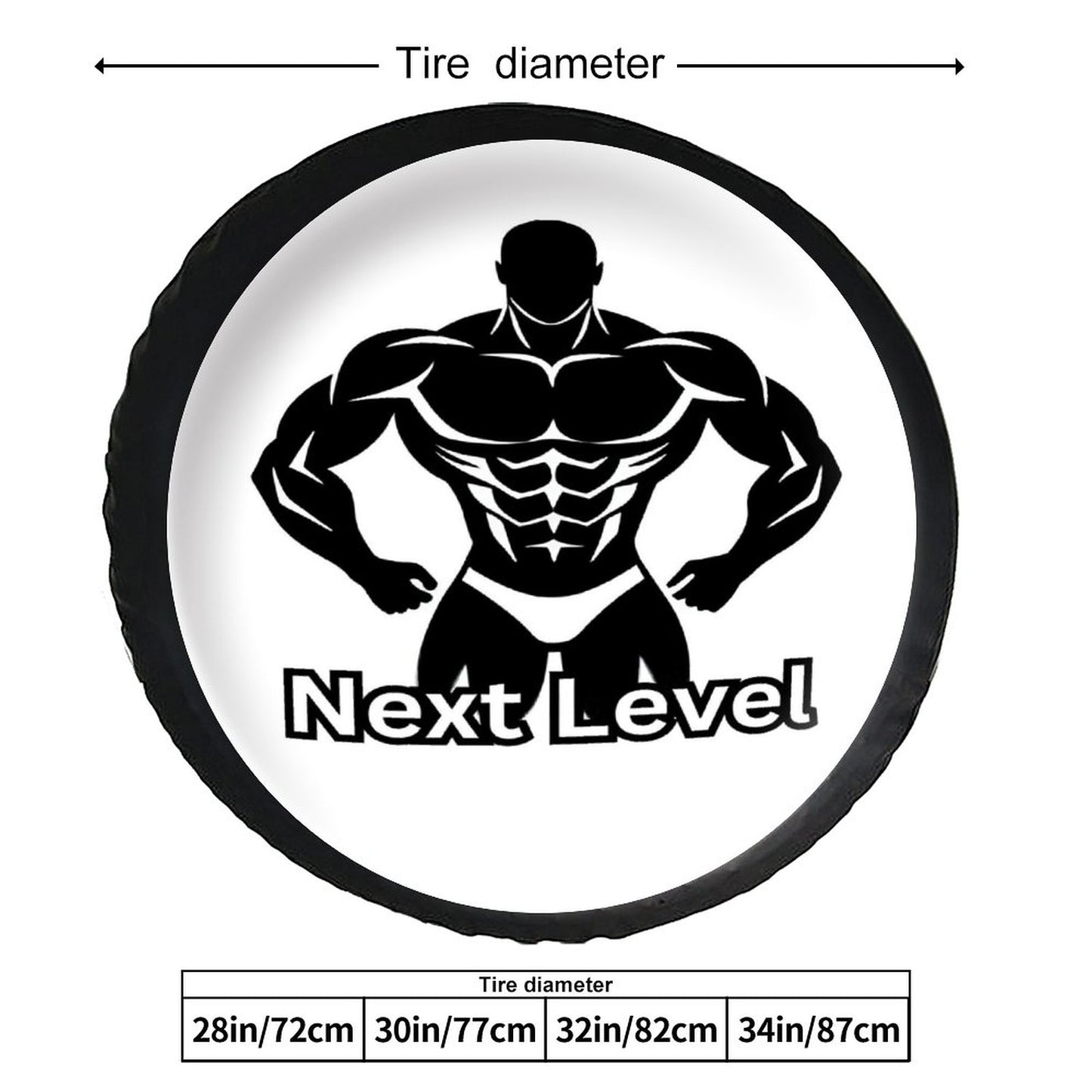 Leather Tire Cover(One-sided Printing)