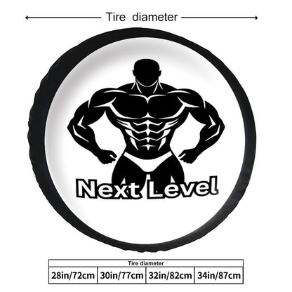Leather Tire Cover(One-sided Printing)