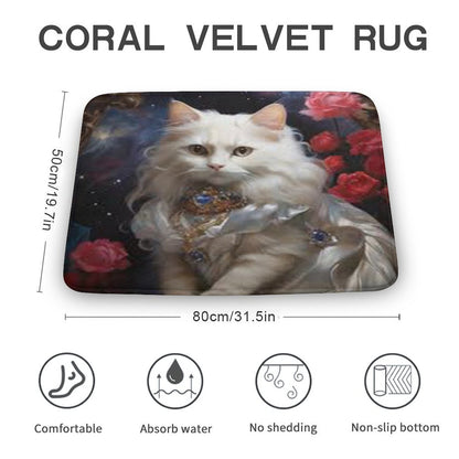 Coral Velvet Rug-19.7"x31.5"/50x80cm