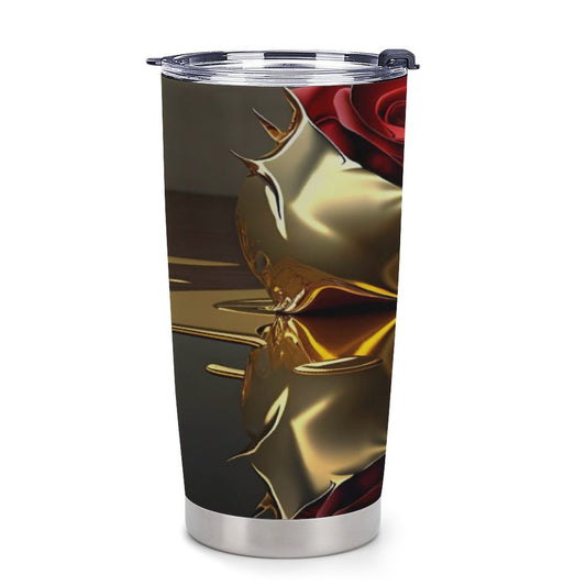 Car Travel Coffee Mug with Lid (All-Over Printing)
