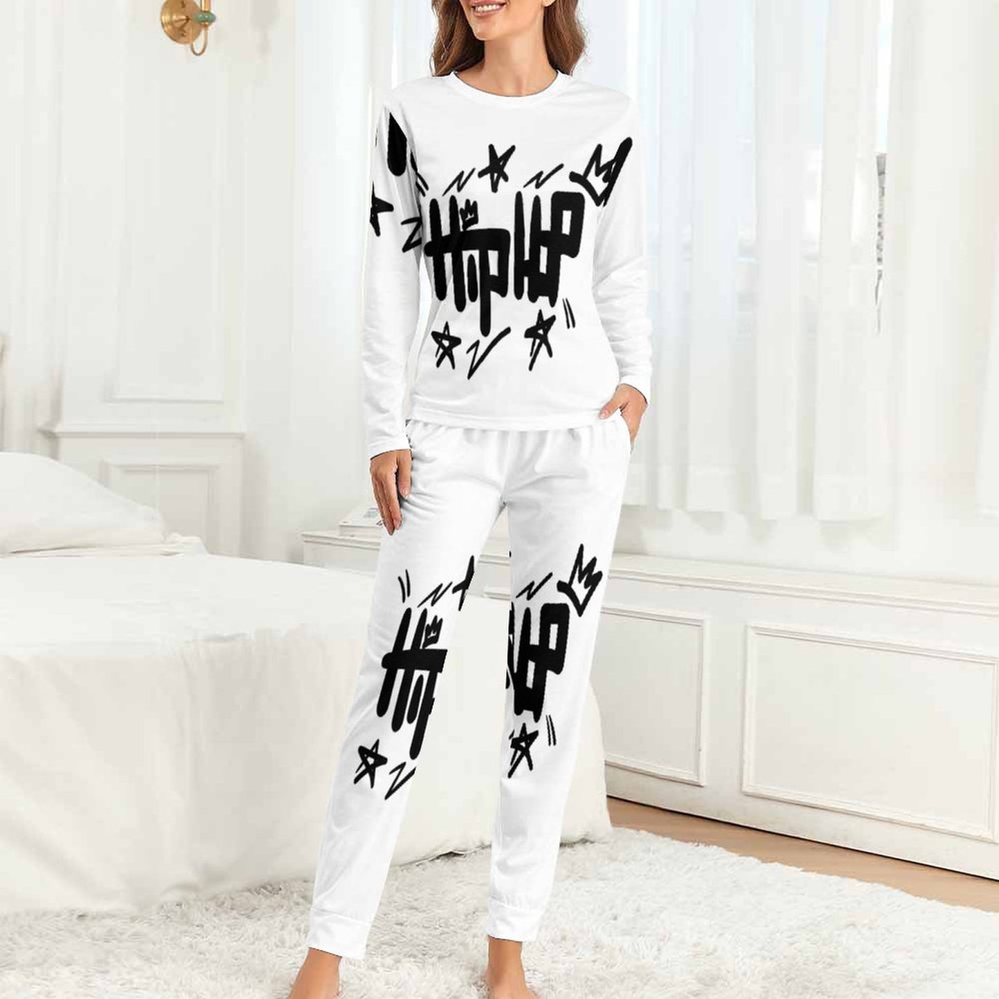 Women's 2-Piece Pj Set BTZ (All-Over Printing)