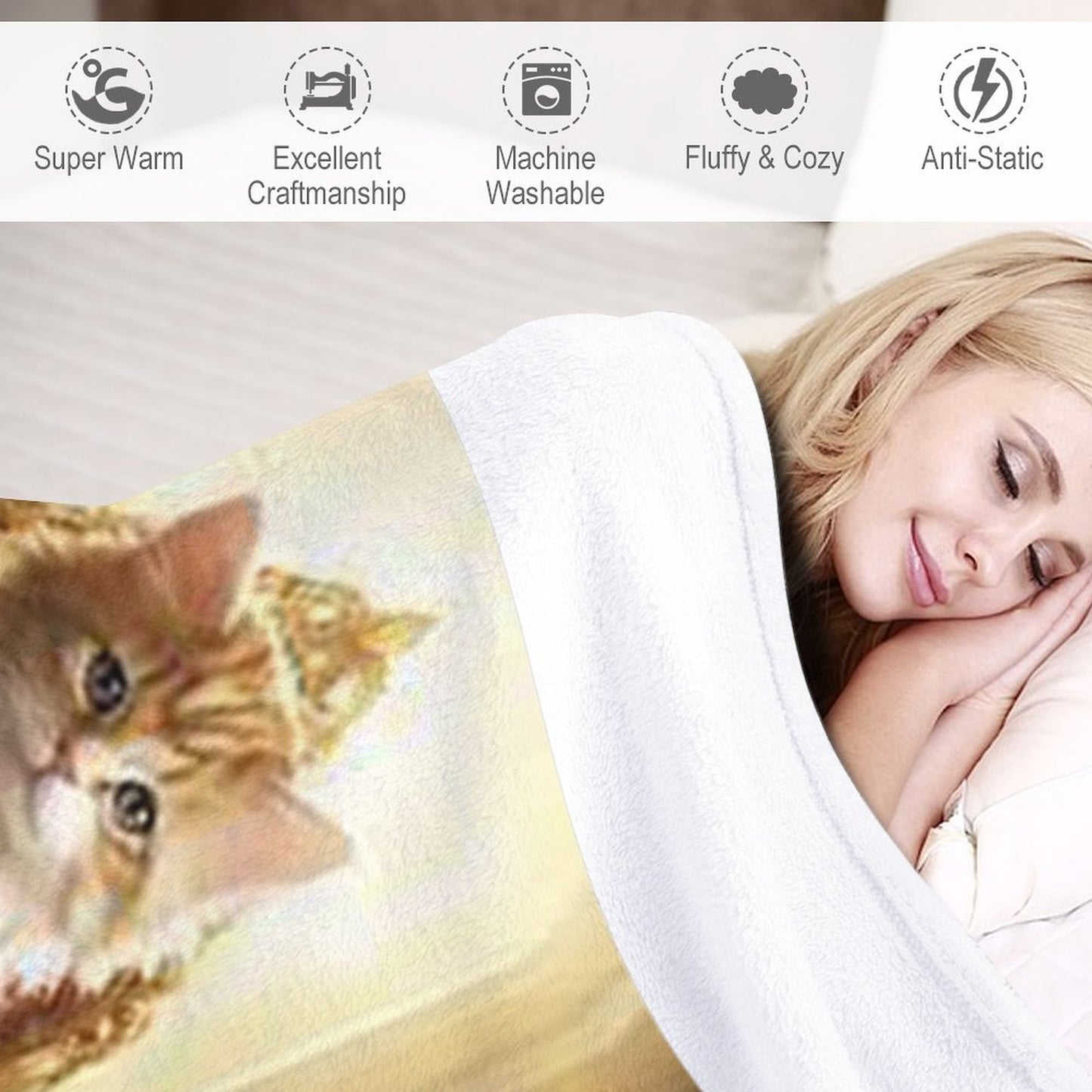 280gsm Flannel Blanket-70"x80" (Dual-sided Printing)